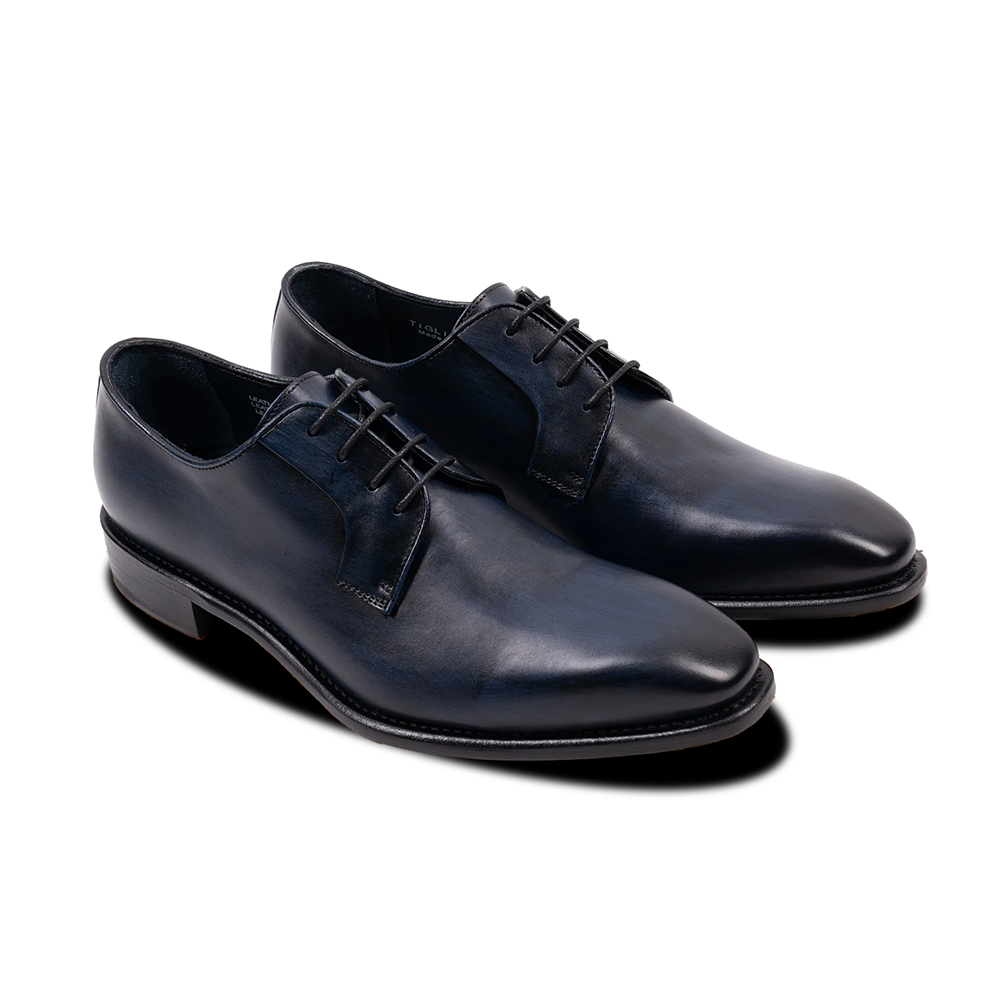 Calzoleria Toscana Tiglio Wholecut Blucher Blue