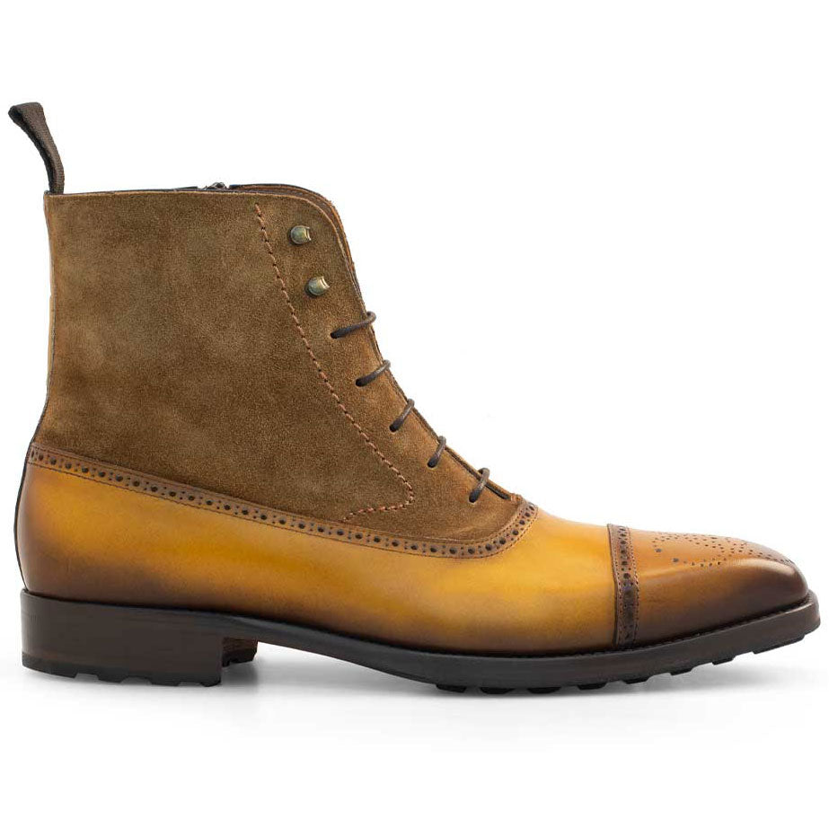 Mezlan Kyoto Lace Up Boots Honey (20518)