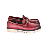Corrente C0001203-7887 Buckle Loafer Burgundy