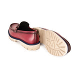 Corrente C0001203-7887 Buckle Loafer Burgundy