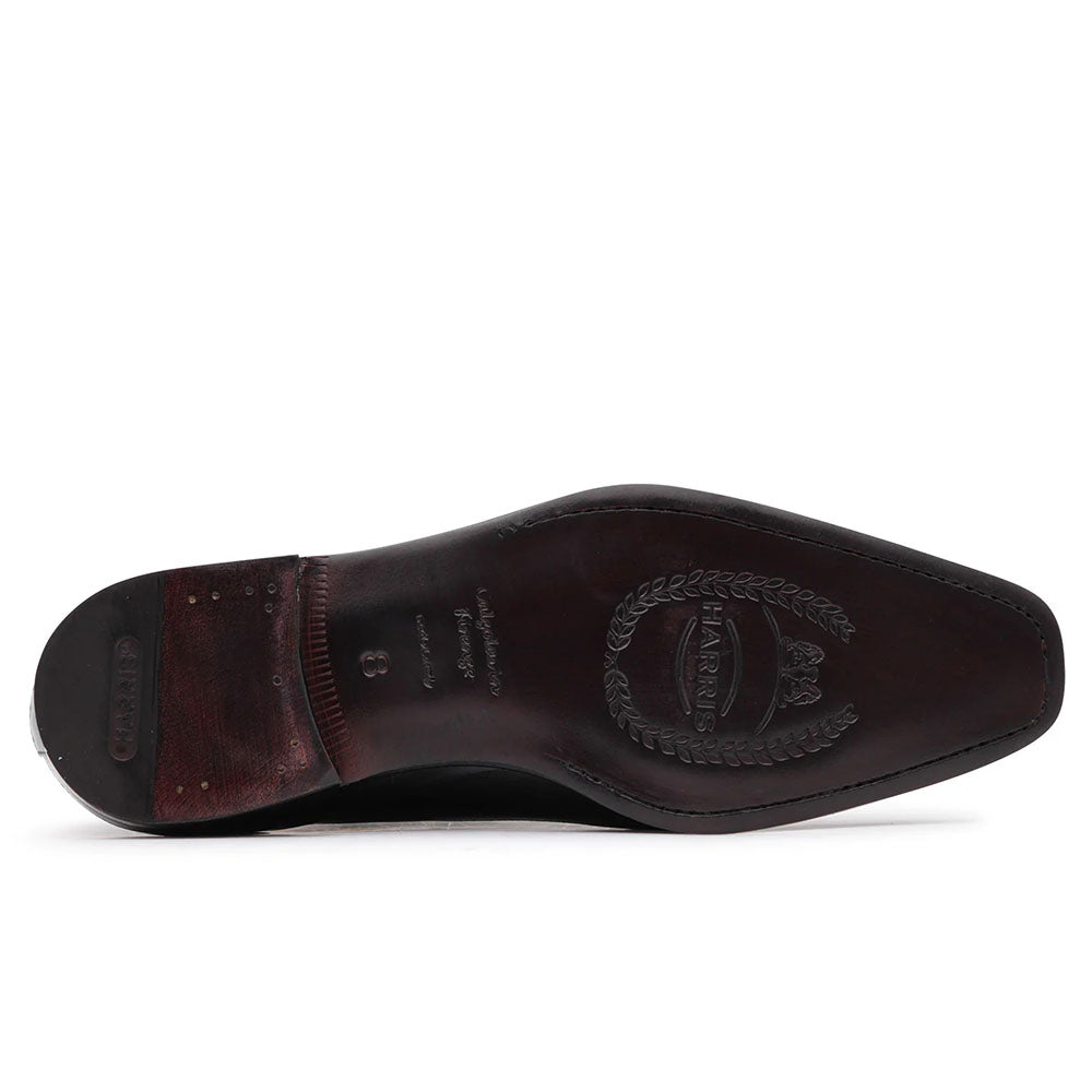 Harris Firenze 1913 Stringed Leather Eel Oxford Black