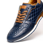 Mezlan Quilted Sneakers Blue EXCLUSIVE (20138)