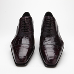 Caporicci 201 Genuine Alligator Shoes Bordo (Burgundy)