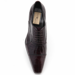 Caporicci 201 Genuine Alligator Shoes Bordo (Burgundy)