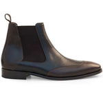 Mezlan Cadence Leather Zip Chelsea Boot Brown