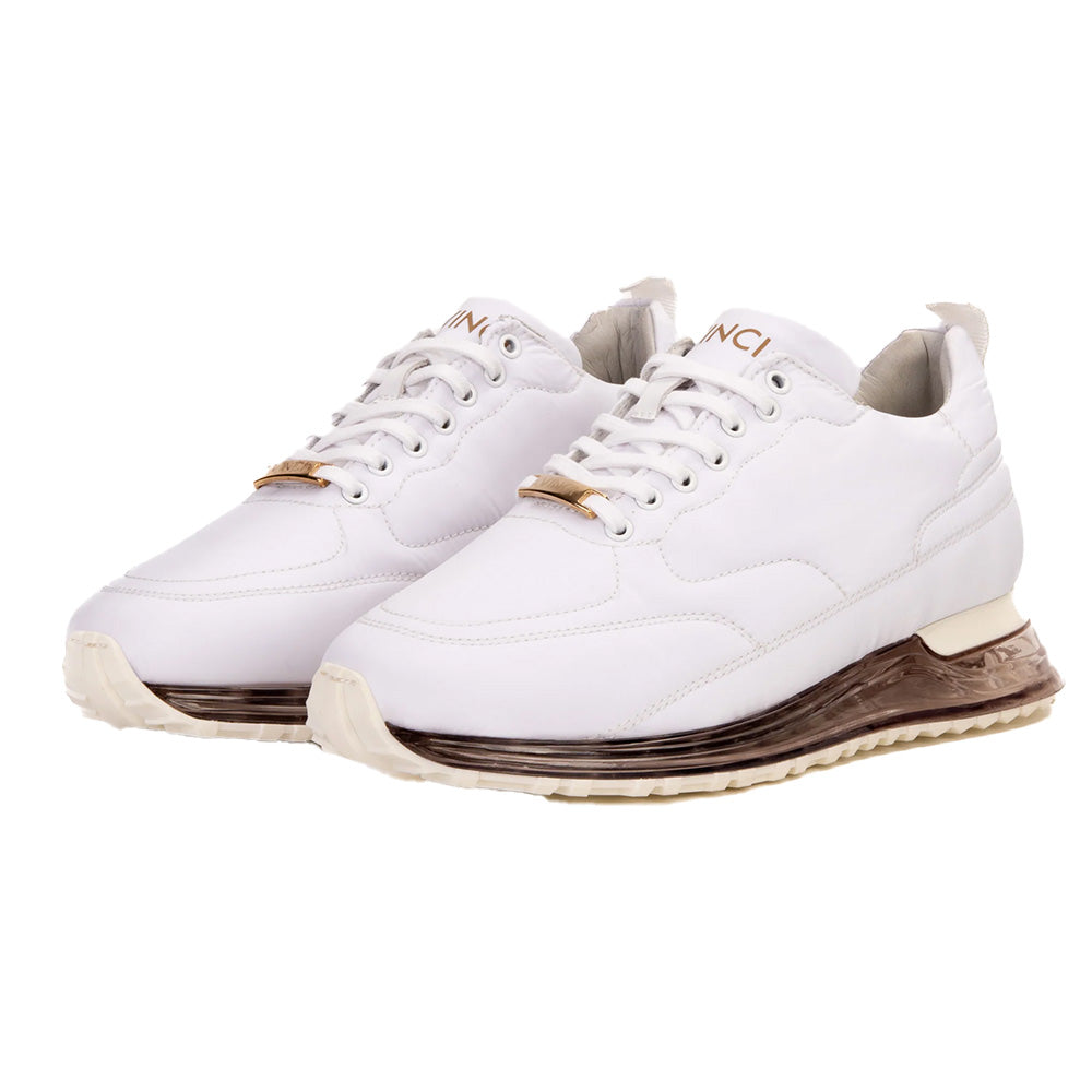 Vinci Leather The Lexington Leather Sneaker White