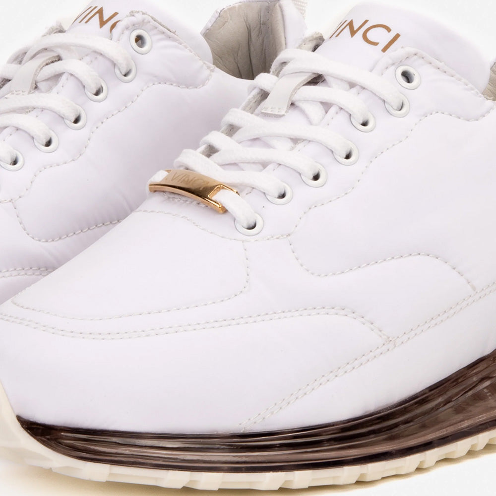 Vinci Leather The Lexington Leather Sneaker White