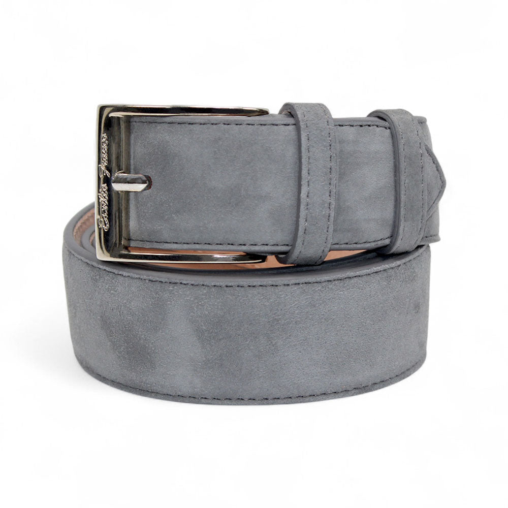 Emilio Franco 202 Suede Belt Grey