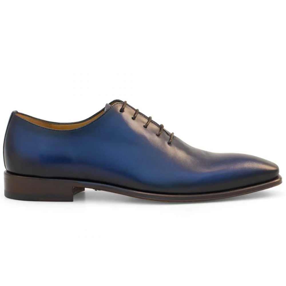 Mezlan Gaige Wholecut Oxfords Blue
