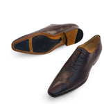 Mezlan Daimyo Snake Print Oxfords Brown (20481)
