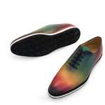 Mezlan Lithium Oxfords Multi Burgundy (20632)