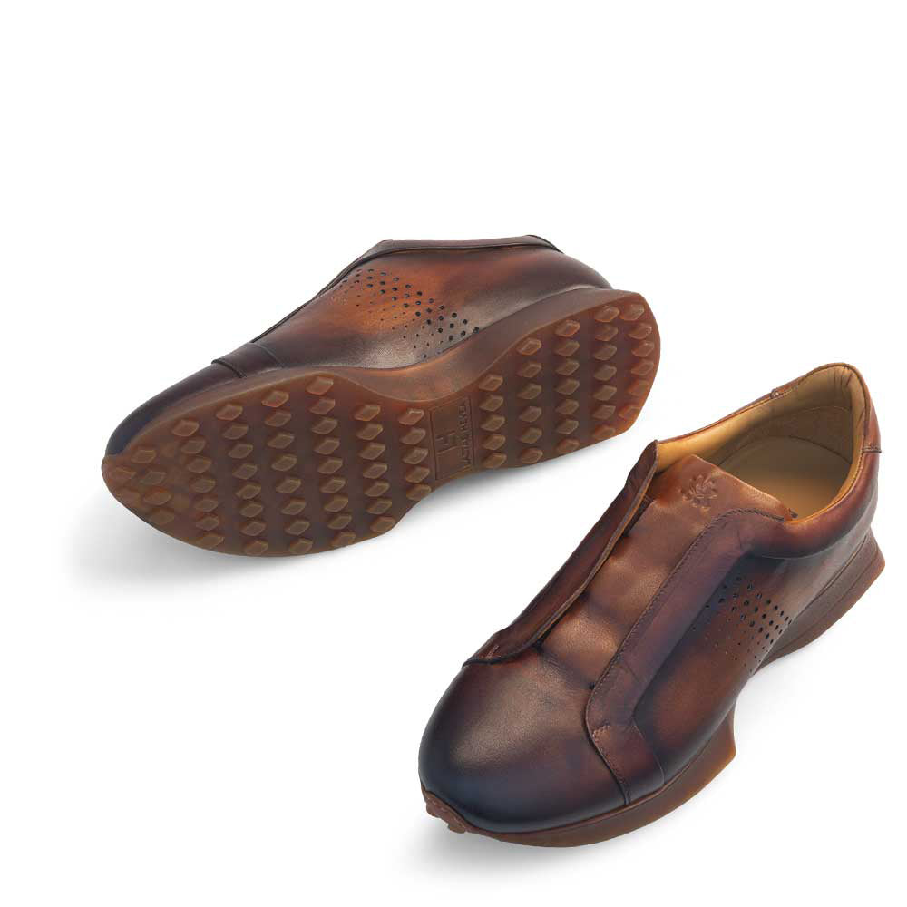 Mezlan Patina Dress Sneaker Cognac / Rust (21145)