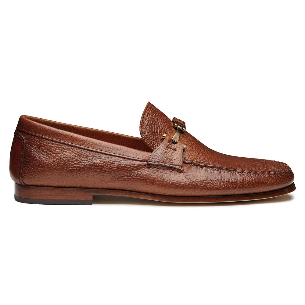 JP Pierre Leather Buckle Moccasin Brandy (E212319)