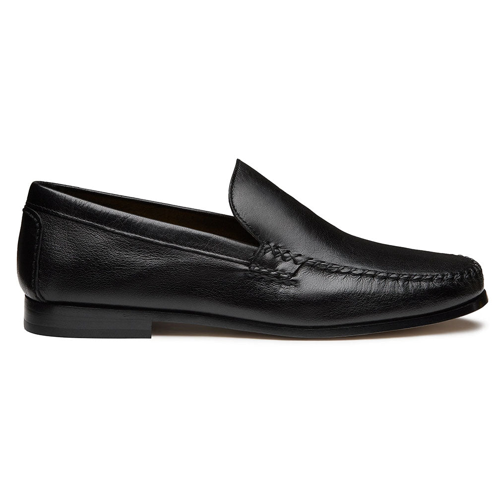 JP Pierre Leather Slip-On Moccasin Black (E212332)