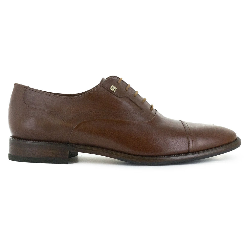 JP Pierre Leather Cap Toe Oxford Brandy (E212387)