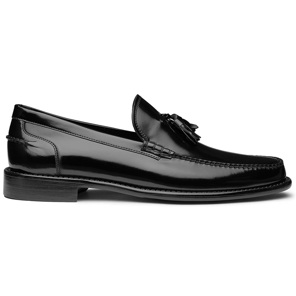 JP Pierre Leather Tassel Loafer Black (E212392)