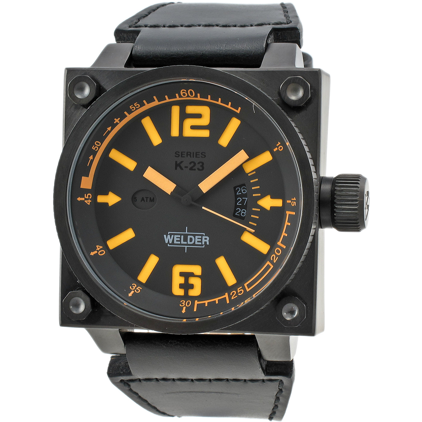 Welder K23-1703 DB BK-OR Mens Watch