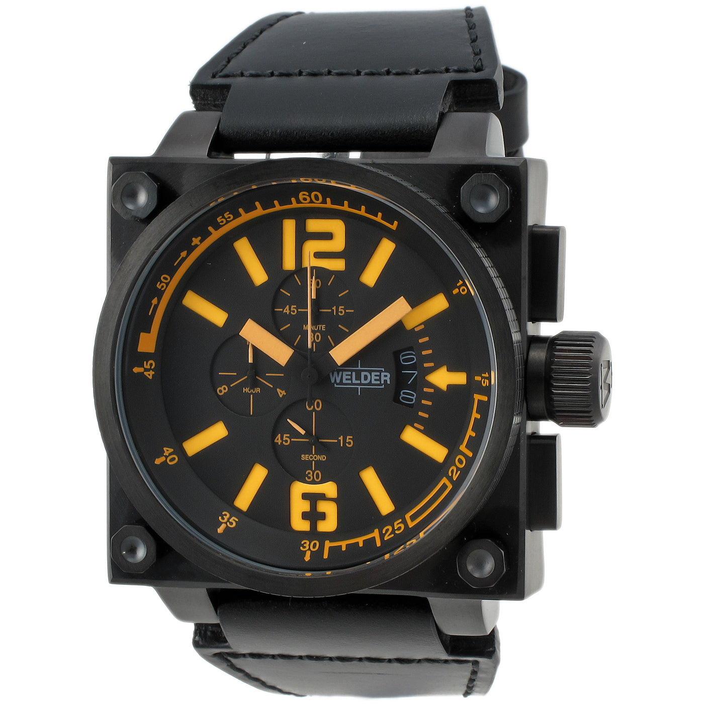 Welder K23-1709 CB BK-OR Mens Watch