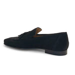 Mezlan Suede Tassel Loafer Black (21254)