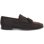Mezlan Suede Tassel Loafer Dark Brown (21254)