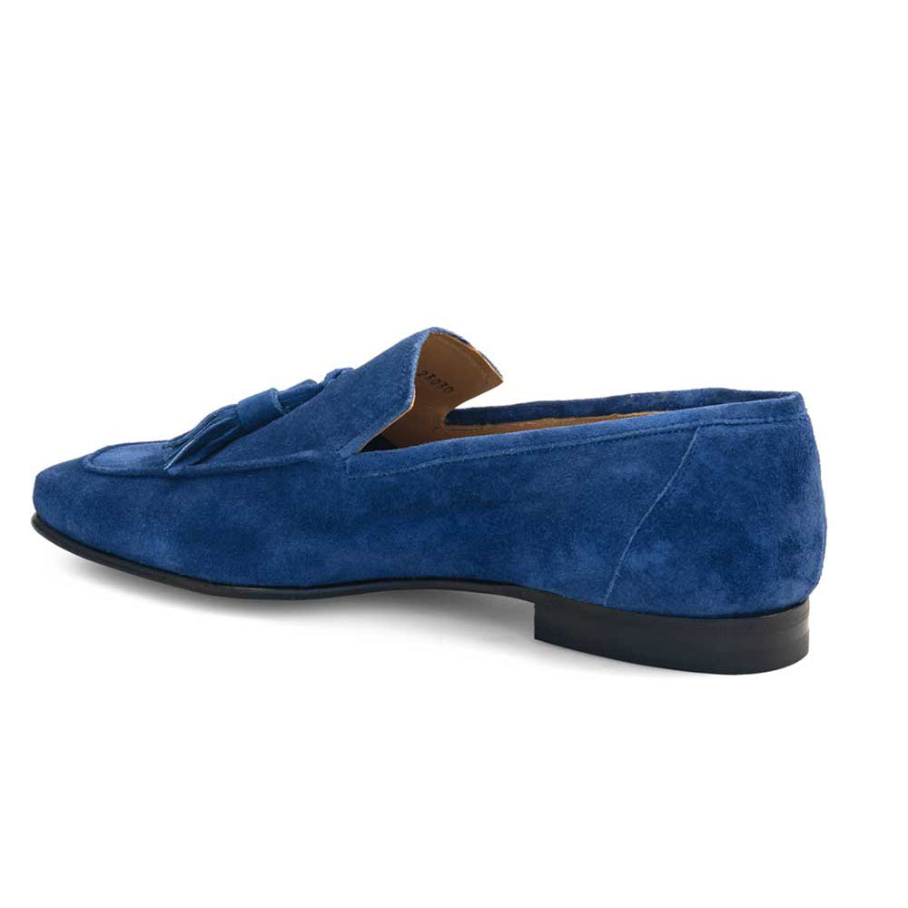 Mezlan Suede Tassel Loafer Jeans / Blue (21254)