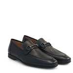 Mezlan Leather Horsebit Loafer Black (21440)