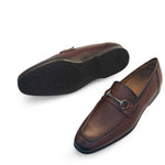 Mezlan Leather Horsebit Loafer Cognac (21440)