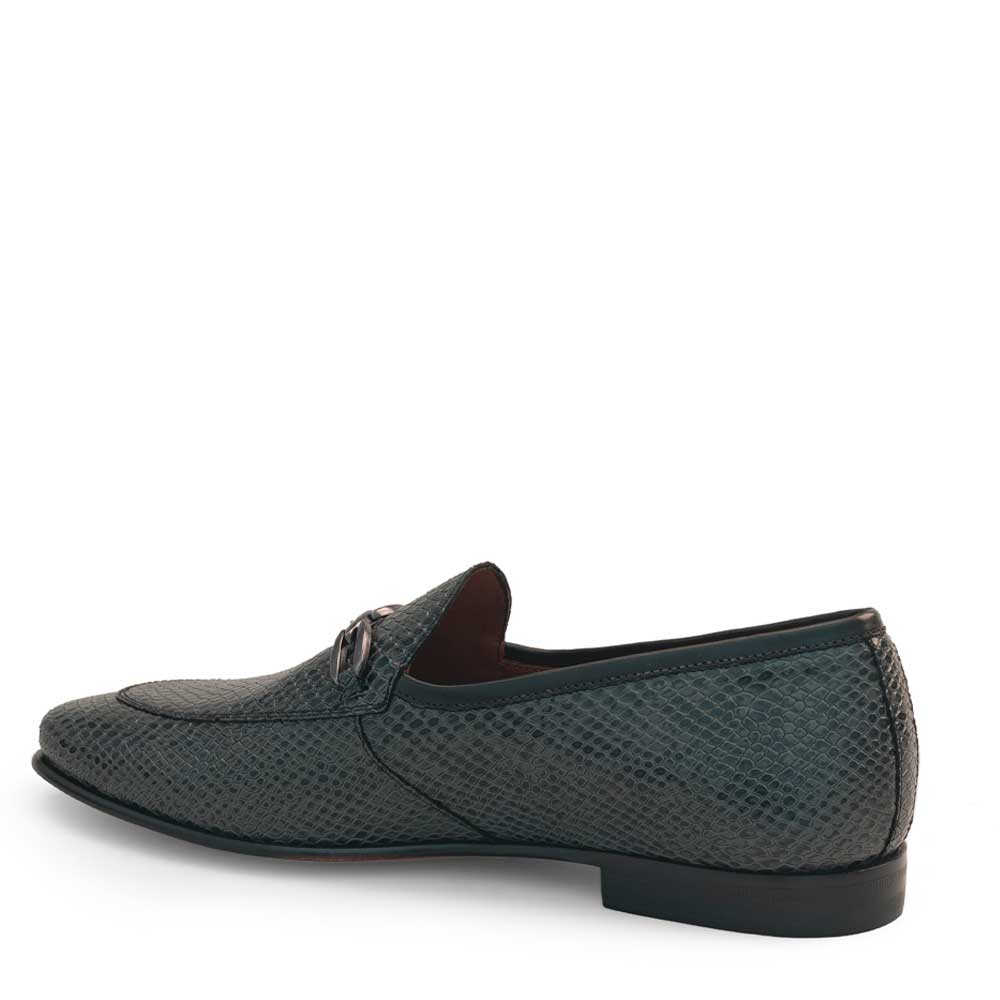 Mezlan Serpent-Print Two-Tone Slip-On Black / Grey (21445)