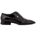 Vinci Leather The Rockwell Handmade Cap Toe Oxford Black
