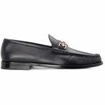 Moreschi Leather Loafers Blue