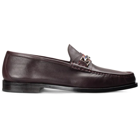 Moreschi 016497C Leather Loafers Burgundy