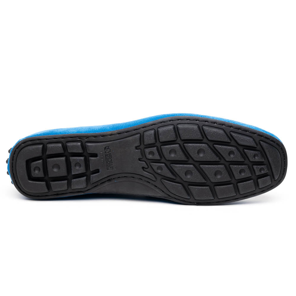 Calzoleria Toscana 2225 Suede Driving Shoes Denim