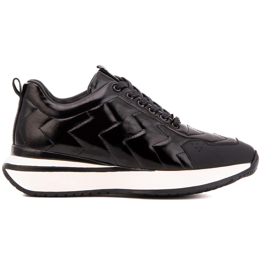 Vinci Leather The Veneto Leather Sneaker Black