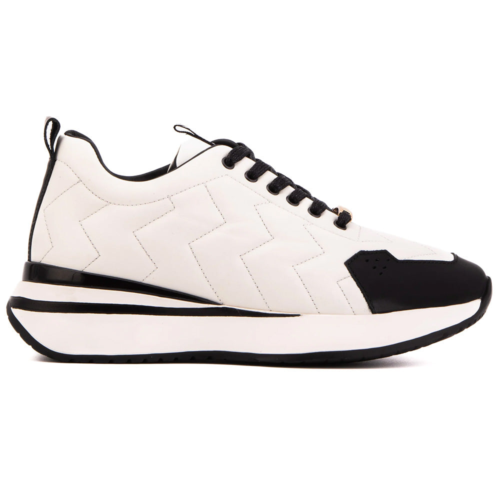 Vinci Leather The Veneto Leather Sneaker White