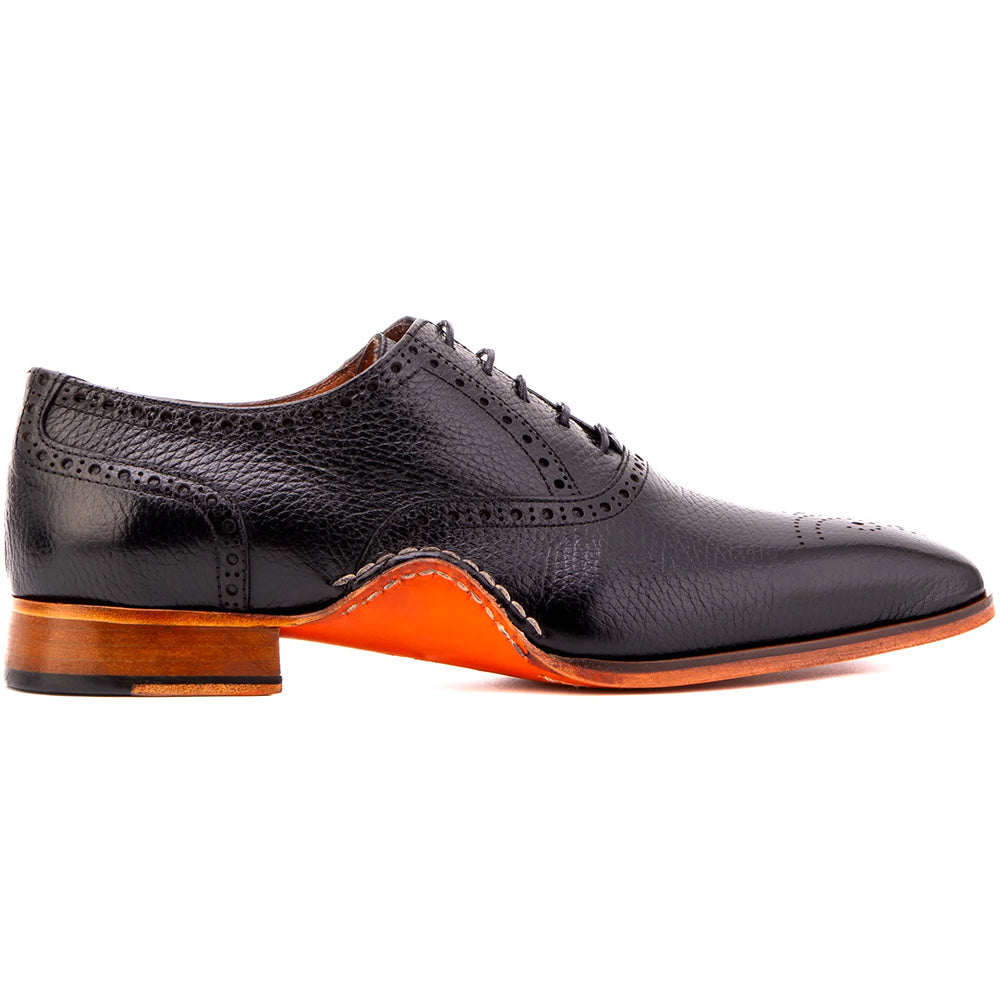 Vinci Leather The Draco Handmade Oxford Black