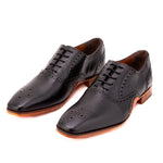 Vinci Leather The Draco Handmade Oxford Black