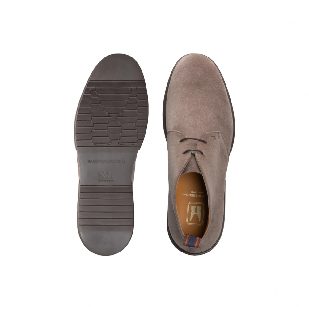 Moreschi 006410C Suede Desert Boots Grey