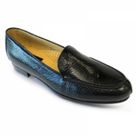 Zelli Como Peccary Split Toe Slip On in Black