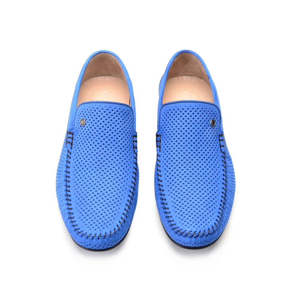 Corrente P00024-2301 Perforated Driving Shoe Blue