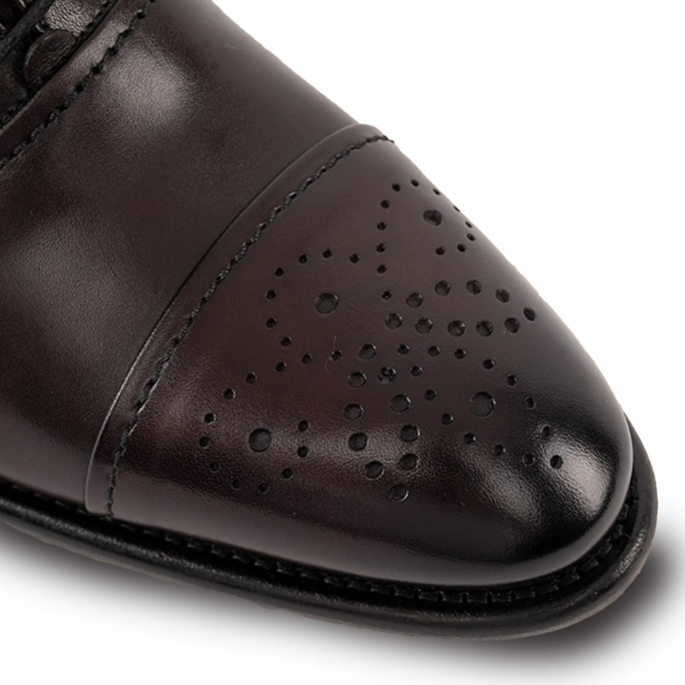 Calzoleria Toscana 2361 Cap Toe Oxfords Burgundy
