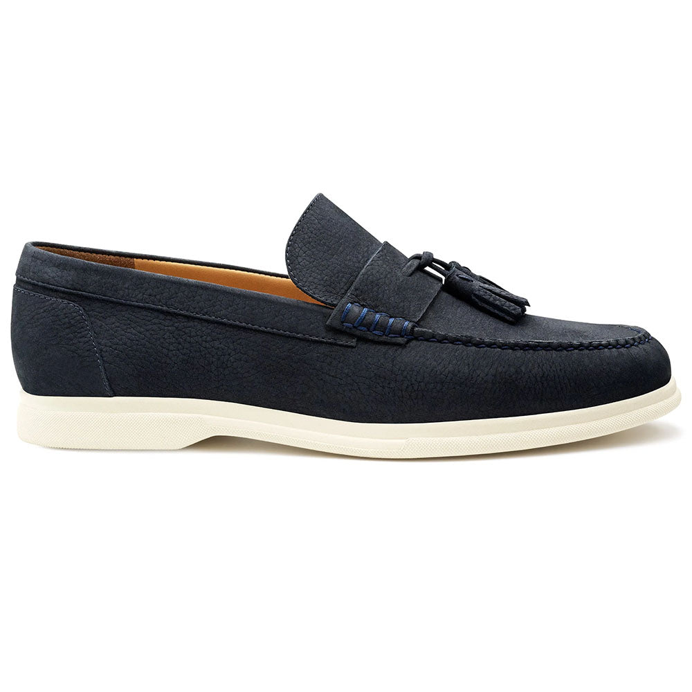 JP Pierre Suede Tassel Loafer Blue (E222908)