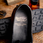 Calzoleria Toscana 2444 Deerskin Bit Loafers Black