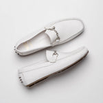 Calzoleria Toscana Deerskin Loafers White