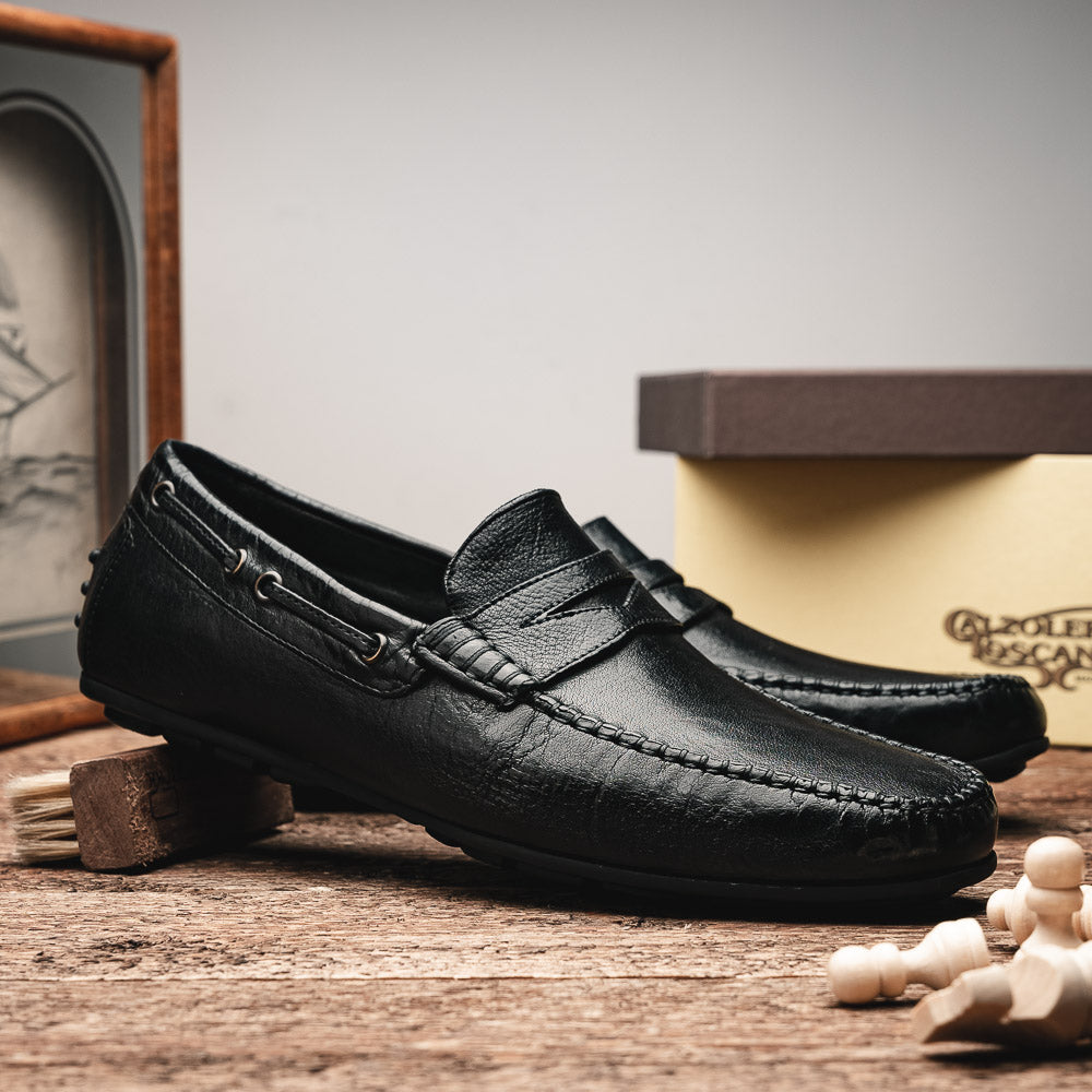 Calzoleria Toscana 2515 Driving Loafers Black