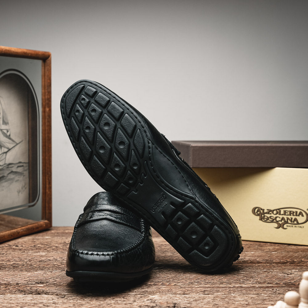 Calzoleria Toscana 2515 Driving Loafers Black