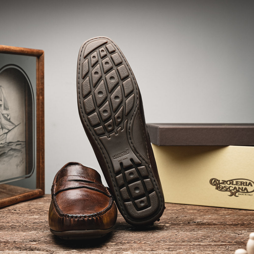 Calzoleria Toscana 2515 Driving Loafers Moor