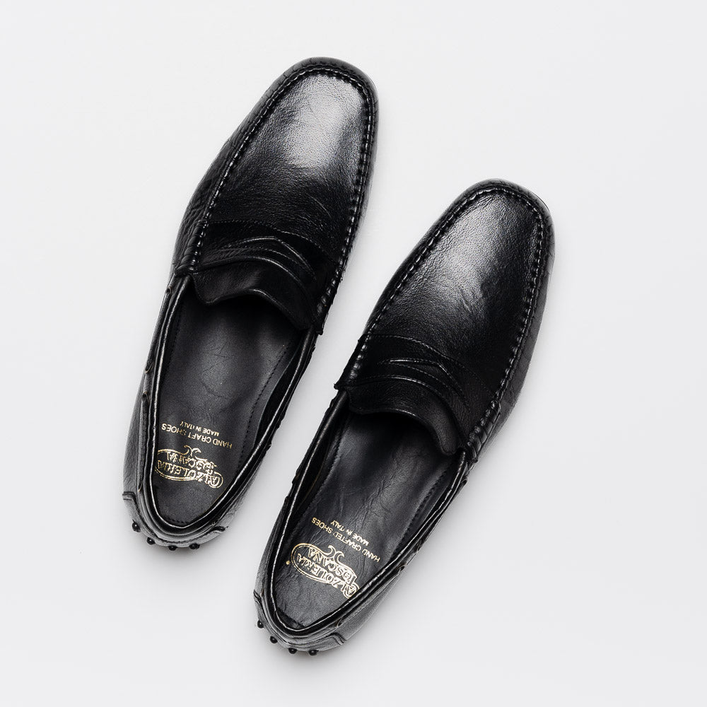 Calzoleria Toscana 2515 Driving Loafers Black
