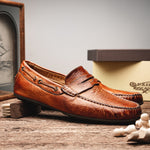 Calzoleria Toscana 2515 Driving Loafers Brick