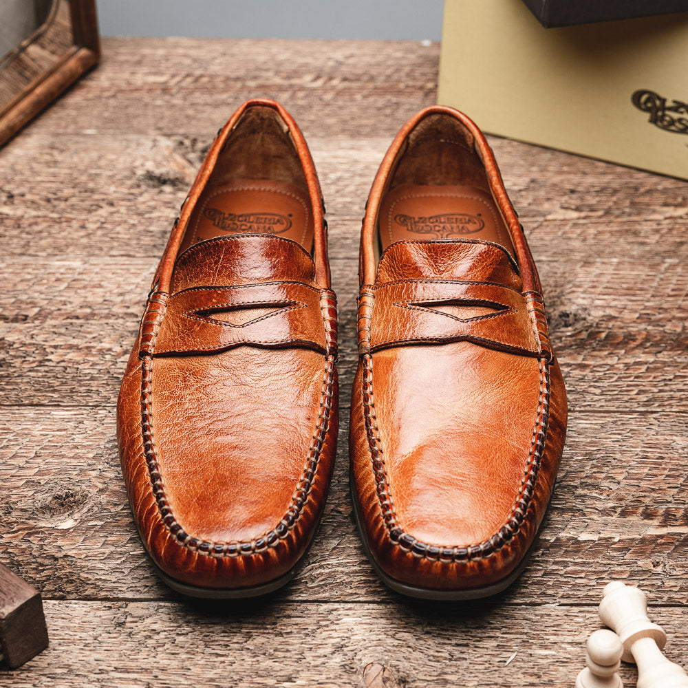 Calzoleria Toscana 2515 Driving Loafers Brick