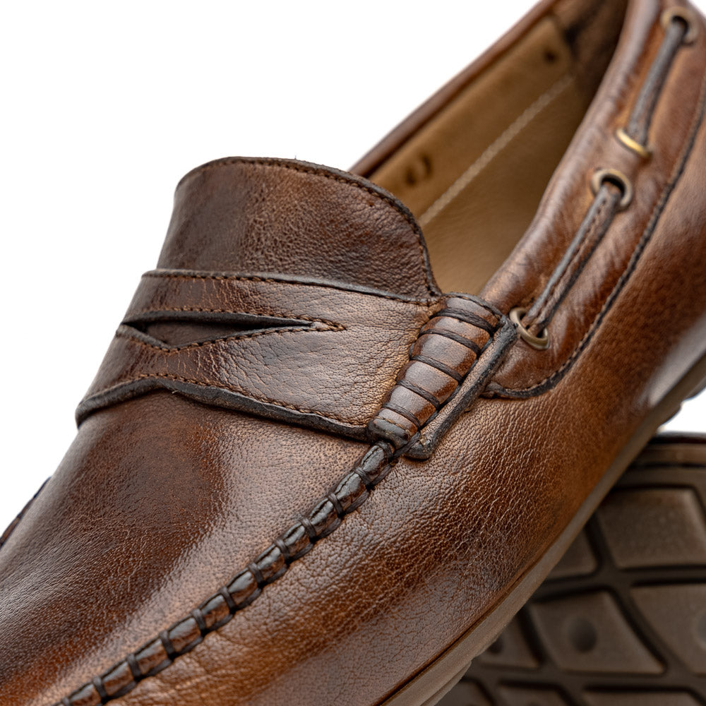Calzoleria Toscana 2515 Driving Loafers Moor